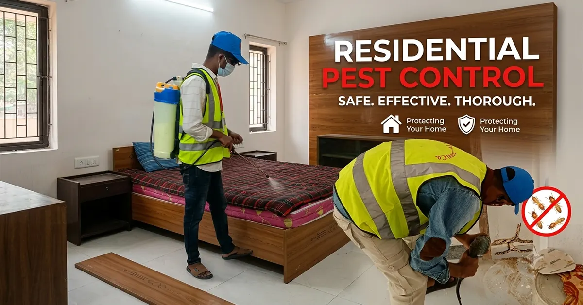 Residential Pest Control Homes Apartments Bangladesh